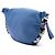 Borsa a tracolla convertibile in tweed blu e pelle di vitello trapuntata Chanel - vista 2