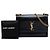 Bolso bandolera Saint Laurent Monogram Sunset en piel de becerro negro, tamaño Medium - vista 7