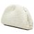 Bottega Veneta White Boucle Raffia The Mini Pouch Crossbody Bianco - vista 2