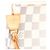Louis Vuitton Pochette Accessoires in Damier Azur bianco - vista 6
