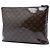 Pochette Louis Vuitton Monogram Glaze Marrone Cosmos - vista 2