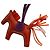 Charm per borsa Hermès Orange Milo Lambskin Grigri Rodeo PM Arancione Porpora - vista 5