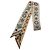 Foulard in seta Bandeau BB From the Cloud Louis Vuitton Multicolore Beige