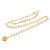 Chanel Coco Mark 31 RUE CAMBON Kettengürtel vergoldet Golden