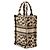 Borsa mini Christian Dior Leopard Book Tote Marrone - vista 2