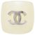 Anello Chanel Coco Mark Band in plastica avorio Crudo