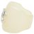 Anello Chanel Coco Mark Band in plastica avorio Crudo - vista 3