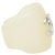 Anello Chanel Coco Mark Band in plastica avorio Crudo - vista 4