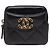Monedero y tarjetero Chanel 19 Coco Mark Matelassé Zip Negro