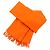 Hermès Stola in lana e cashmere arancione Hermes