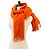 Hermès Stola in lana e cashmere arancione Hermes - vista 5