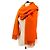 Hermès Stola in lana e cashmere arancione Hermes - vista 6