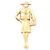 Spilla Mademoiselle Chanel D'oro