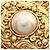 Timeless Bracciale con charm Chanel placcato oro con perle finte Bianco D'oro - vista 6