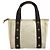 Borsa Tote Louis Vuitton Antigua Cabas PM Marrone Bianco - vista 2