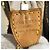 Borsa Tote Louis Vuitton Antigua Cabas PM Marrone Bianco - vista 8