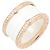 Bulgari Bvlgari B-zero1 4-Band Keramik Diamantring Weiß Golden