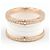 Bulgari Bvlgari B-zero1 4-Band Keramik Diamantring Weiß Golden - Ansicht 2