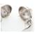 Prada Triangle Logo Ohrstecker Silber Golden  - Ansicht 5