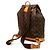 Zaino Louis Vuitton Monogram Montsouris GM Marrone Monogramma - vista 2