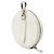 Prada Triangle Logo White Patent Leather Coin Case - view 2