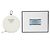 Prada Triangle Logo White Patent Leather Coin Case - view 6