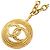 Collana Chanel Coco Mark placcata oro D'oro