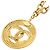 Collana Chanel Coco Mark placcata oro D'oro - vista 2