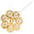 Timeless Spilla Fiore Logo Coco Chanel D'oro - vista 2