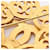 Timeless Spilla Fiore Logo Coco Chanel D'oro - vista 5