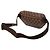 Bumbag Borsa a tracolla Louis Vuitton in tela Damier Marrone Damier ebene - vista 2