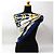 Hermès Sciarpa di seta Hermes Carré 90 EPERON D'OR Bianco Blu navy - vista 3