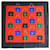 Chanel Black and Red Silk Scarf  - view 1