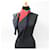 Chanel Black and Red Silk Scarf  - view 4