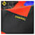 Chanel Black and Red Silk Scarf  - view 5
