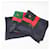 Chanel Black and Red Silk Scarf  - view 9