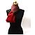 Hermès Hermes Wine Red Rectangular Stole - view 3