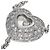 Colar Chopard Happy Diamonds em ouro branco 18K Dourado - vista 10