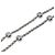 Colar Chopard Happy Diamonds em ouro branco 18K Dourado - vista 3