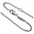Colar Chopard Happy Diamonds em ouro branco 18K Dourado - vista 5