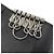 Gucci Interlocking G Leather Key Case Black - view 5