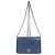 Portafoglio lungo Chanel Coco Mark Matelassé Blu