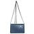 Portafoglio lungo Chanel Coco Mark Matelassé Blu - vista 2