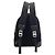 Fendi Bugs Monster Rucksack Schwarz - Ansicht 2