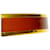 Hermès Bracciale rigido in cloisonné oro e rosso Hermes D'oro  - vista 7