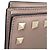Cartera de cuero bi-fold Rockstud para mujer Valentino Beige - vista 21
