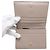 Cartera de cuero bi-fold Rockstud para mujer Valentino Beige - vista 4