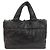 Borsa Tote Chanel Coco Cocoon in nylon nero - vista 2
