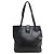 Borsa Tote Chanel Logo Nera in Pelle di Vitello Nero