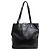 Borsa Tote Chanel Logo Nera in Pelle di Vitello Nero - vista 2